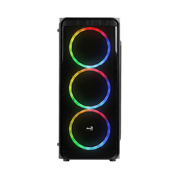 Aerocool SI-5200 RGB Mid Tower Case - Black