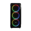 Aerocool SI-5200 RGB Mid Tower Case - Black