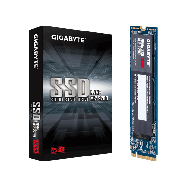 Gigabyte 256GB NVMe M.2 SSD