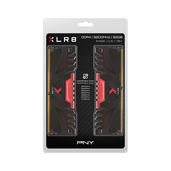 PNY XLR8 32GB (2x16) 3200MHz Memory Kit