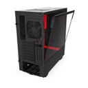 NZXT H510i Mid Tower Case - Matte Black Red