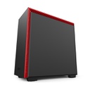 NZXT H710 Mid Tower Case - Matte Black Red