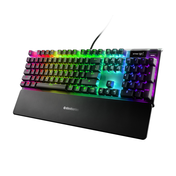 SteelSeries Apex Pro RGB Mechanical Keyboard - OLED Smart Display