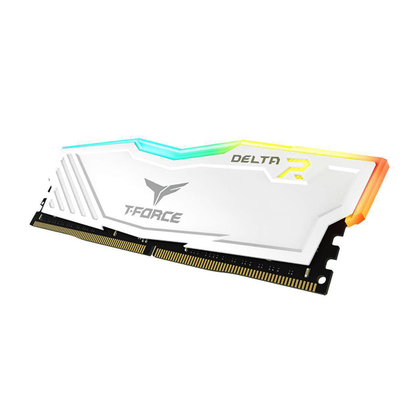 Team Group T-Force DELTA II 16GB(2x8GB) 3000MHZ RGB Memory Kit - White