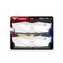 Team Group T-Force DELTA II 16GB(2x8GB) 3000MHZ RGB Memory Kit - White