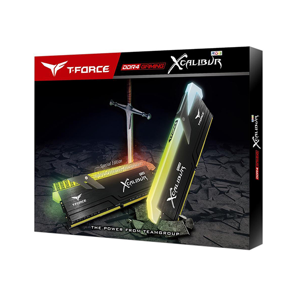 Team Group T-Force XCALIBUR 16GB(2x8GB) 4000Mhz RGB Memory Kit - Black