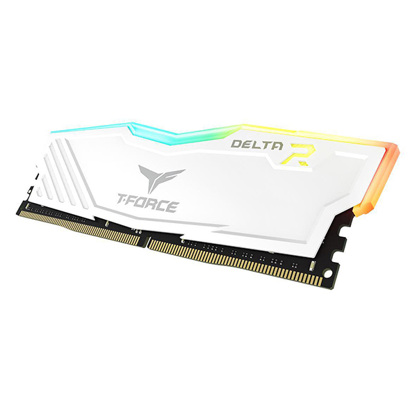 Team Group T-Force Delta 16GB(2x8GB) 3200MHz RGB Memory Kit - White