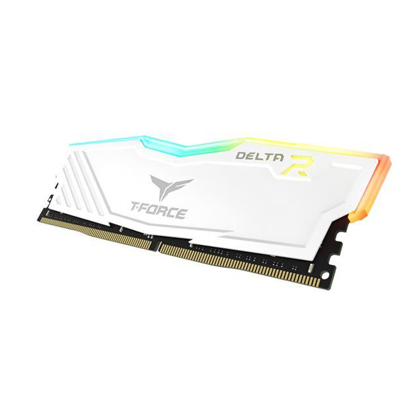 Team Group T-Force Delta 32GB(2x16GB) 3200MHz RGB Memory Kit - White