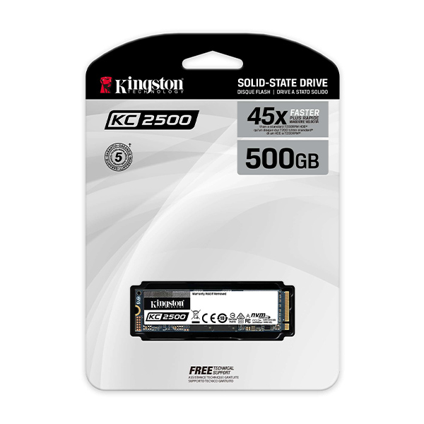 Kingston KC2500 M.2 2280 NVMe 500GB SSD