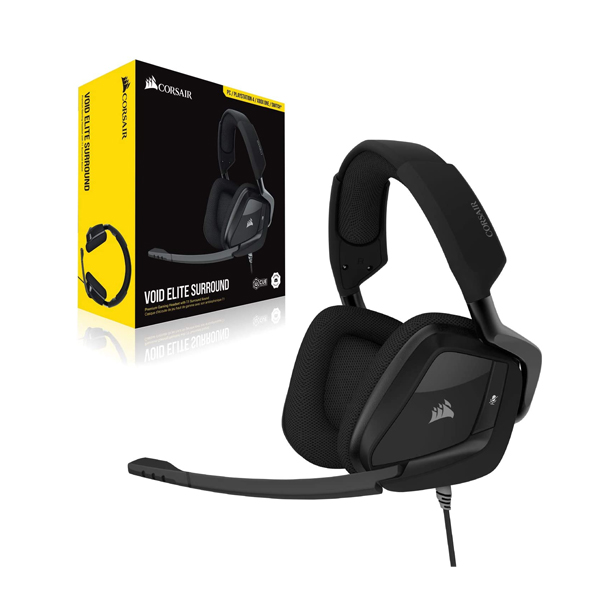 Corsair VOID ELITE SURROUND Gaming Headset - Carbon