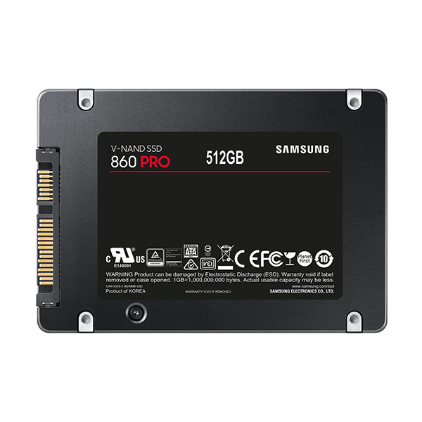 Samsung 860 PRO SATA III 2.5 Inch SSD - 512GB