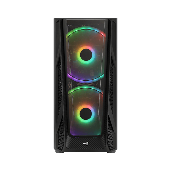 Aerocool Night Hawk Duo ARGB Mid Tower Case – Black