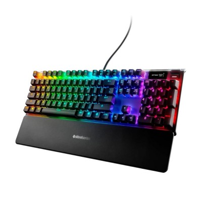 SteelSeries Apex 7 104-Key RGB Mechanical Gaming Keyboard, Red Switch