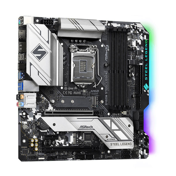 ASRock B460M Steel Legend Micro ATX Motherboard