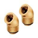 Corsair Hydro X Series 45° Rotary Adapter Twin Pack - Gold