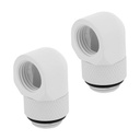 Hydro X Series 90° Rotary Adapter Twin Pack — White