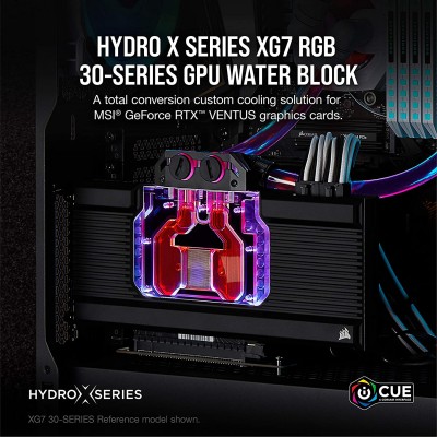 Corsair Hydro X Series XG7 RGB 30-SERIES VENTUS GPU Water Block (3090, 3080)