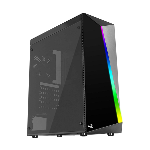 Aerocool Shard RGB Mid Tower Case– Black