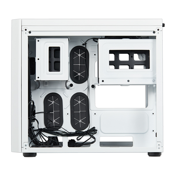 Corsair Crystal Series 280X RGB Micro Tower Case - White