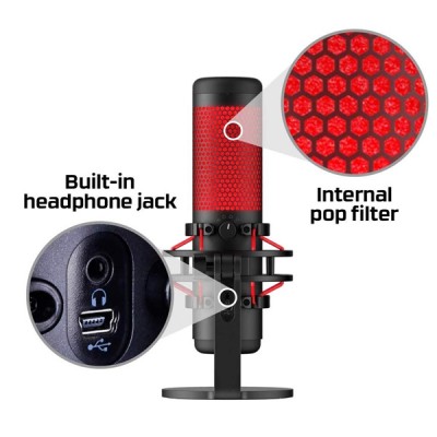 HyperX QuadCast USB Condenser Gaming Microphone