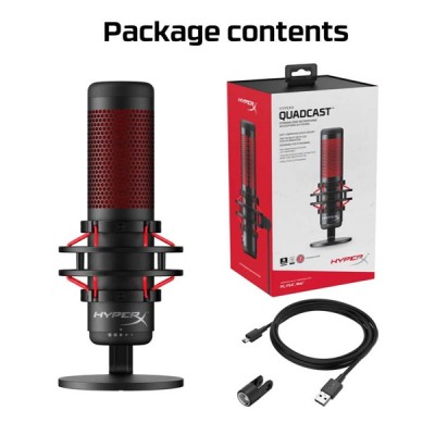 HyperX QuadCast USB Condenser Gaming Microphone