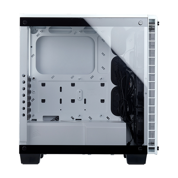 Corsair Crystal Series 460X RGB Compact ATX Mid Tower Case - White