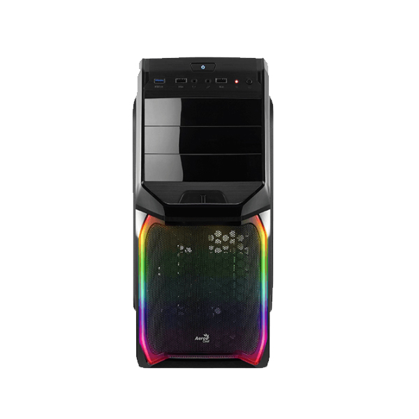 Aerocool V3X RGB Mid Tower Case - Black