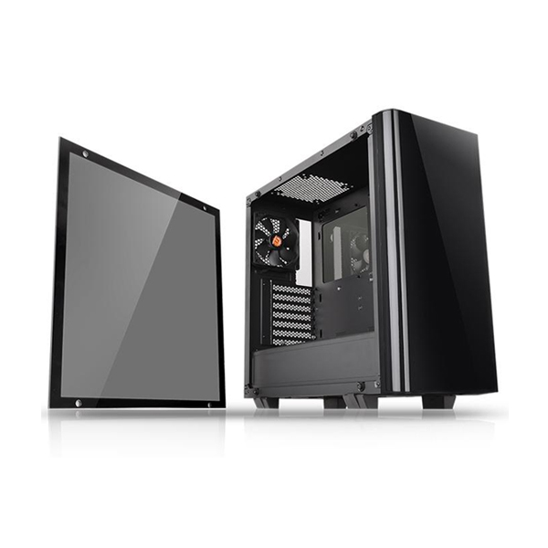 Thermaltake View 21 Glass Edition Mid Tower Case - Black