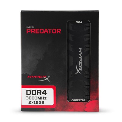 KINGSTON 32GB DDR4 HYPER PREDATOR 3000MHZ (2X16)