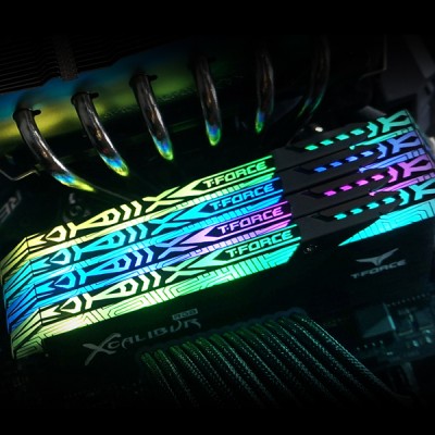 TEAM T-FORCE 16GB DDR4 3600MHz Xcalibur RGB SPECIAL EDITION 8X2 Black