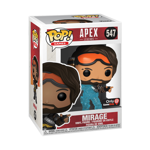 Funko Pop Games: Apex Legends - Mirage (Translucent) Exclusive