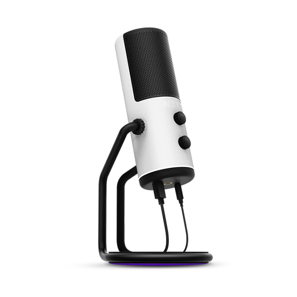 NZXT Wired USB Microphone - White