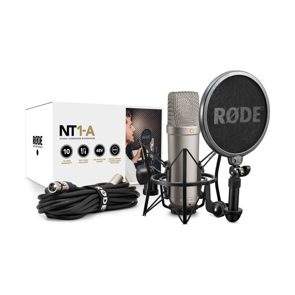 RODE NT1-A CARDIOID CONDENSER MICROPHONE