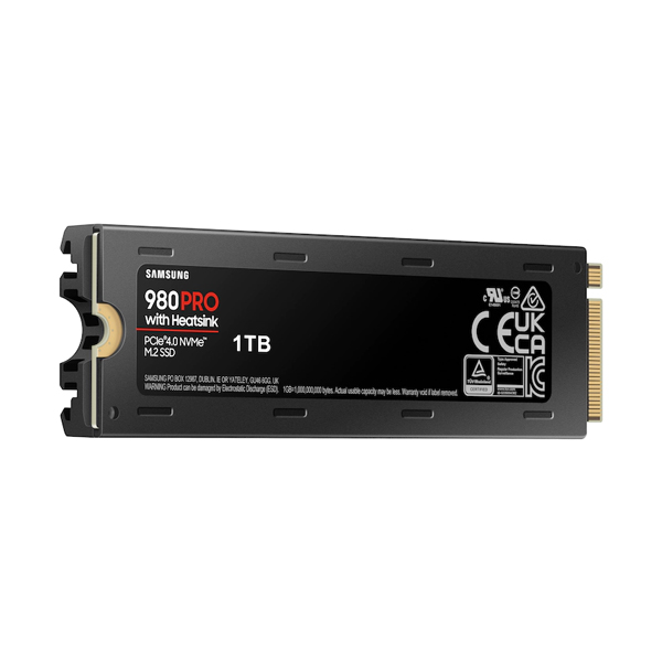 Samsung 980 PRO w/ Heatsink PCIe® 4.0 NVMe™ SSD 1TB