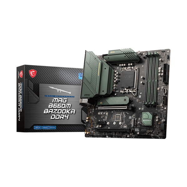 MSI MAG B660M BAZOOKA DDR4 MATX Motherboard