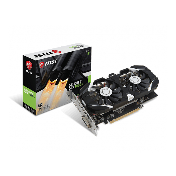 MSI GeForce GTX 1050 Ti 4GT OCV1 Graphics Card