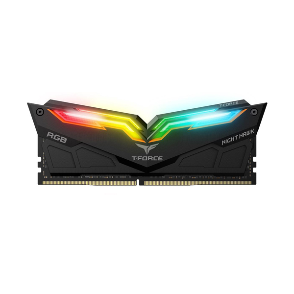 TEAMGROUP T-Force Night Hawk RGB 3600MHz 16GB (2 x 8GB) Desktop Memory - Black