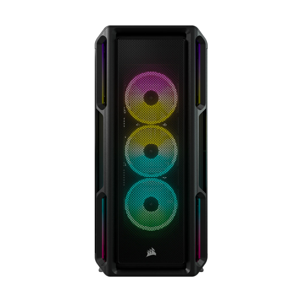 Corsair iCUE 5000T RGB Tempered Glass Mid-Tower ATX PC Case - Black