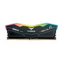 TEAMGROUP T-Force Delta RGB DDR5 32GB Kit (2x16GB) 6400MHz Desktop Memory (Black)