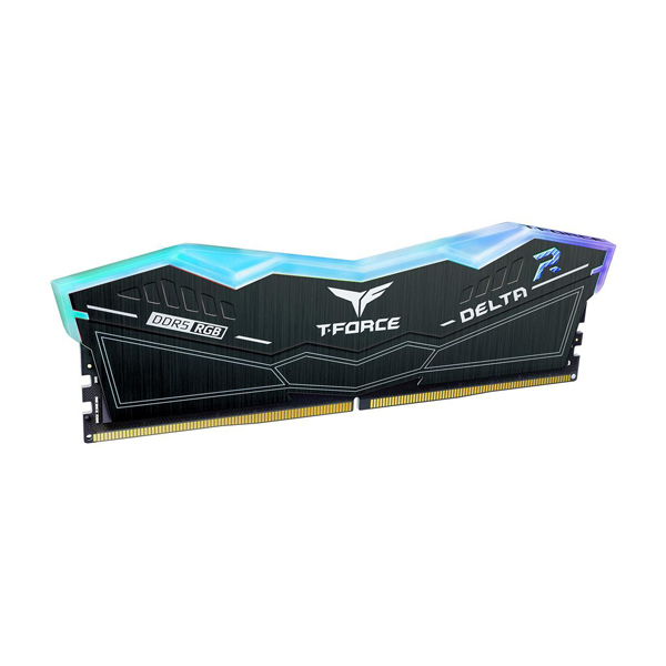 TEAMGROUP T-Force Delta RGB DDR5 32GB Kit (2x16GB) 6400MHz Desktop Memory (Black)