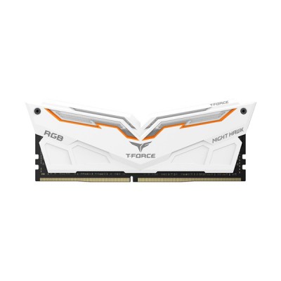 TEAMGROUP T-Force Night Hawk RGB CL16 3200MHz 16GB Kit (2 x 8GB) Memory - White