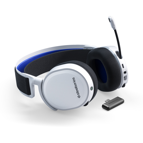 SteelSeries Arctis 7P Lossless Wireless Gaming HS for PlayStation, White