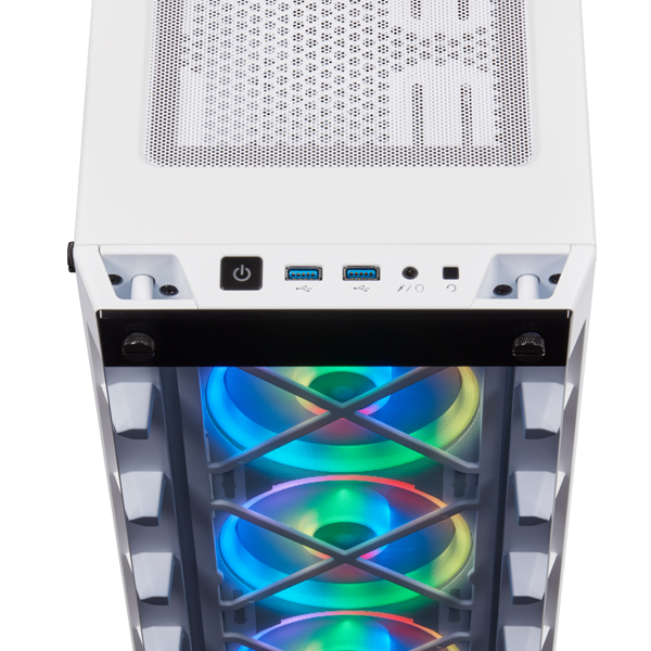 Corsair iCUE 465X RGB Mid Tower Case - White