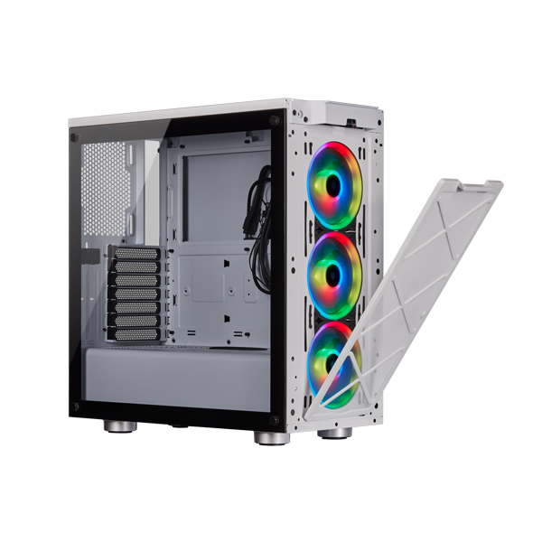 Corsair iCUE 465X RGB Mid Tower Case - White