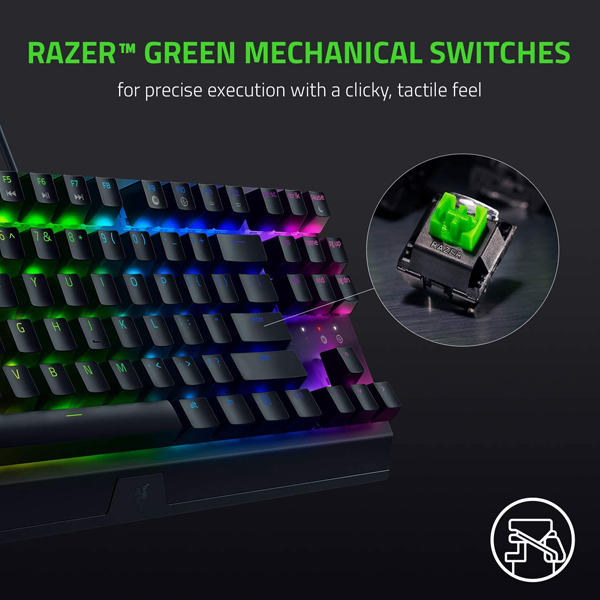 Razer BlackWidow V3 Tenkeyless - Green Switch - US