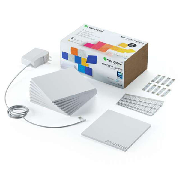 Nanoleaf Canvas Smarter Kit 9 Panel Pack - Square