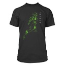 JINX Anthem Interceptor Lineart Game Tee Shirt – Black/Large