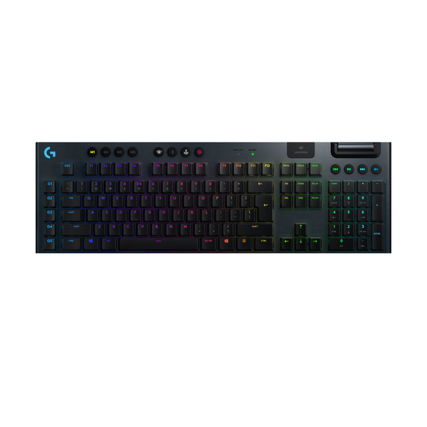 LOGITECH G915 Lightspeed RGB Wireless GL Clicky Mechanical Keyboard - Black