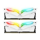 Team T-Force 32GB (2 x 16GB) Night Hawk White RGB DDR4-3200MHz Memory
