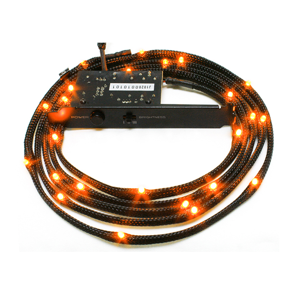 NZXT Sleeved LED Kit 2 Meter - Orange